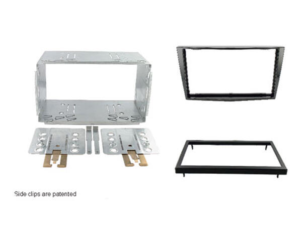 Connects2 Premium monteringskit 2-DIN Opel - Headunits "med knekk" Sort